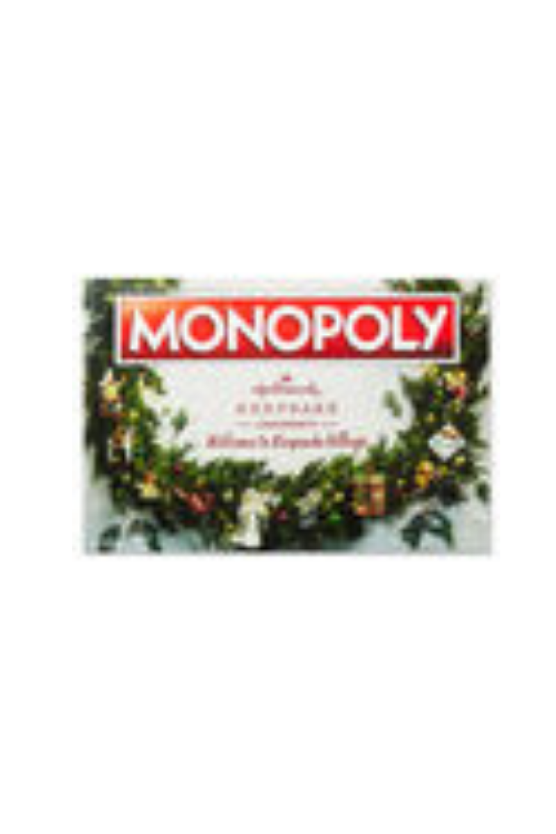 Light Gray Monopoly Hallmark Keepsake Ornament Board Game