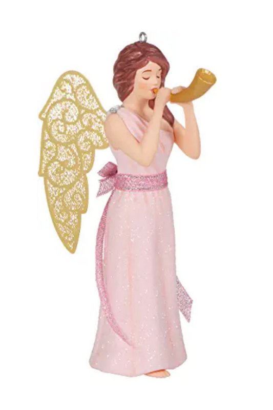 Light Gray Harmony Angel Hallmark Keepsake Christmas Ornament 2021