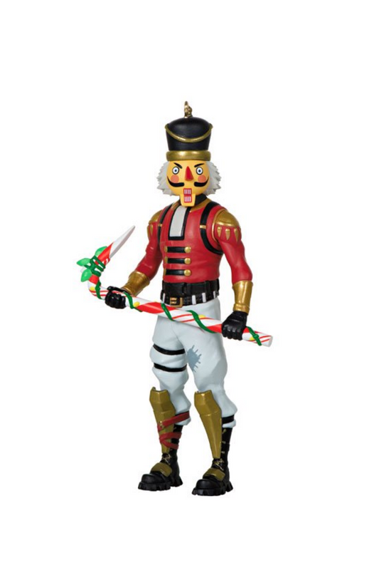 Light Gray Hallmark Fortnite Crackshot; 2021 Hallmark Ornament