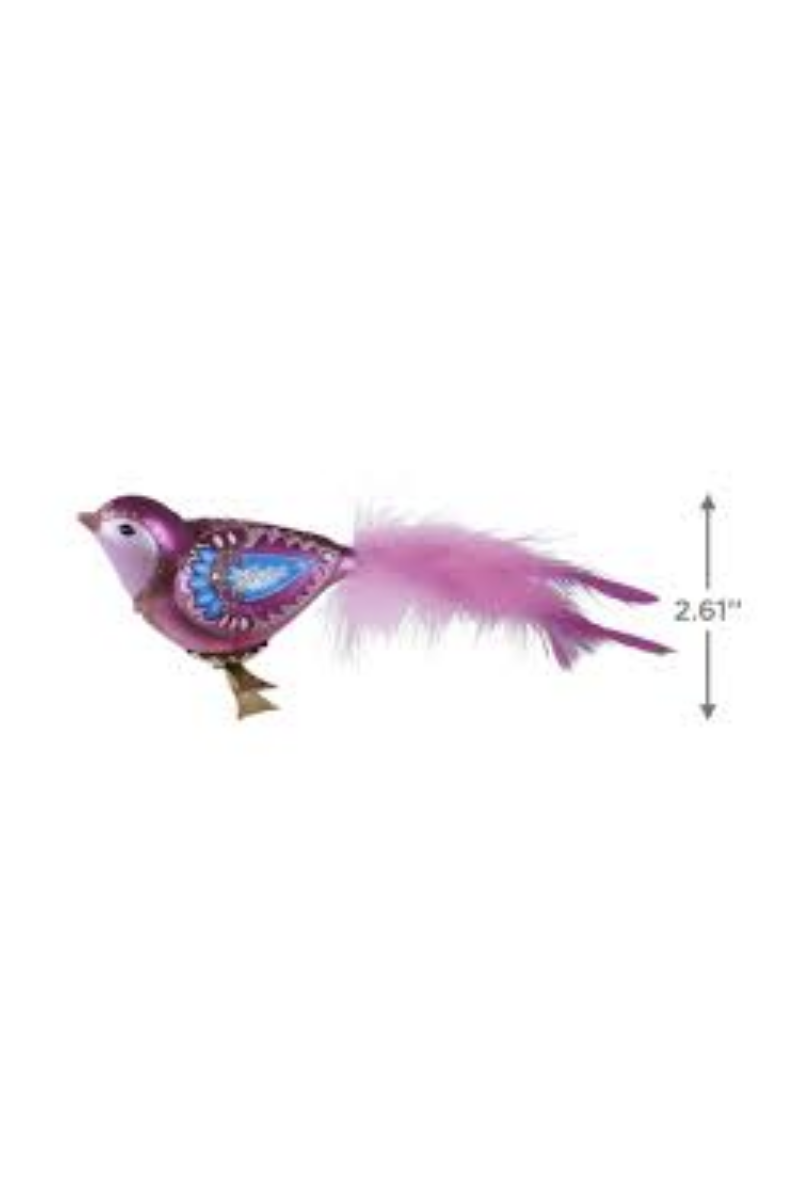 Thistle 2021 Beautiful Bird - Premium Blown Glass