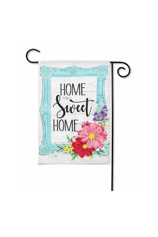 Lavender Home Sweet Home Frame Linen Garden