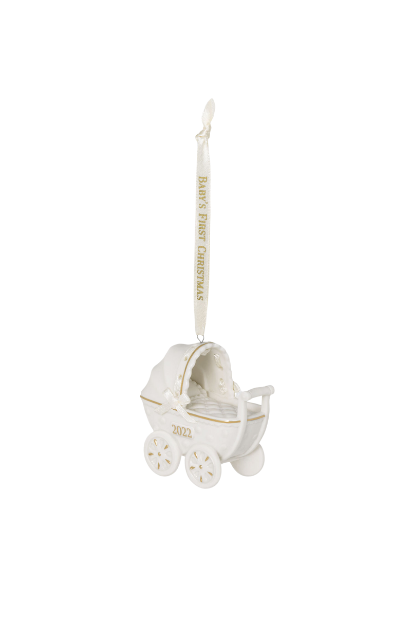 Baby's First Christmas 2022 Porcelain Ornament