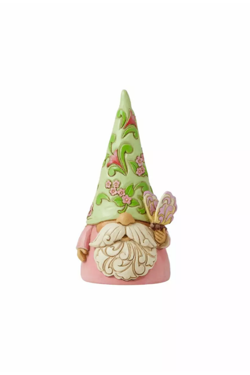 Tan Gnome with Butterfly