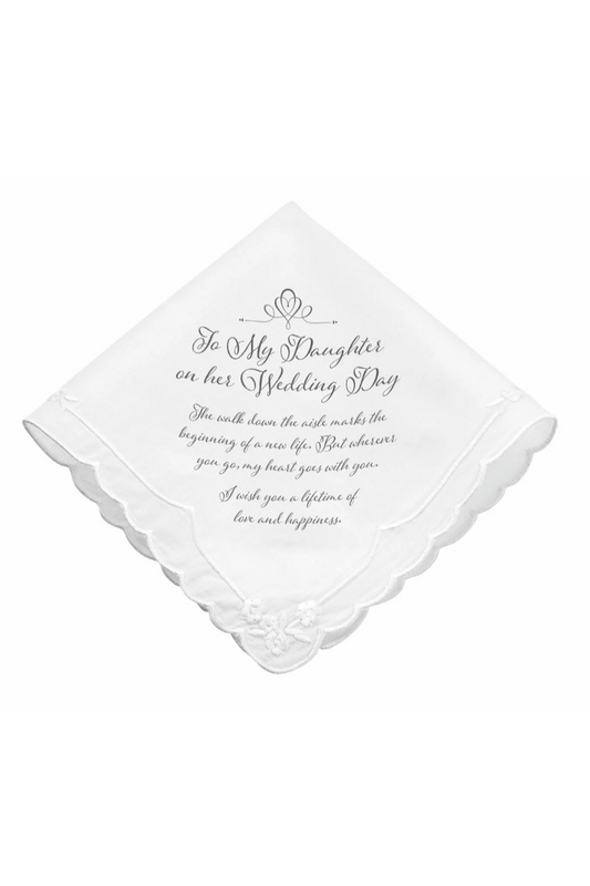 White Smoke Daughter Keepsake Hankie