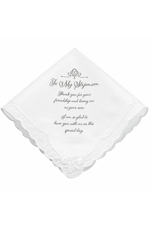 White Smoke Stepmom Keepsake Hankie