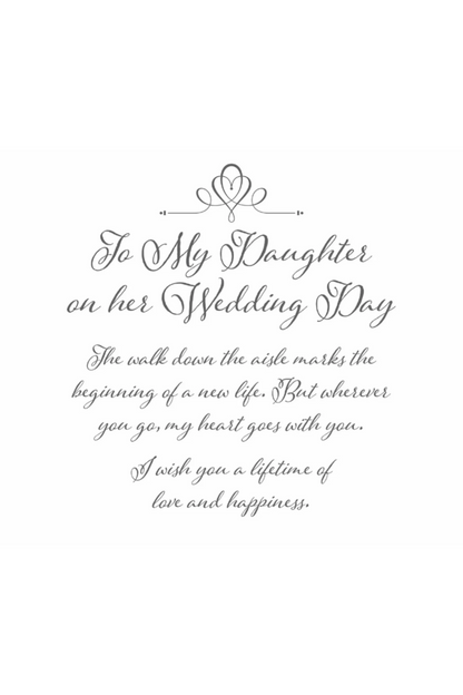 Light Gray Daughter Keepsake Hankie