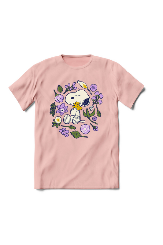 Brief Insanity Snoopy Floral T-Shirt