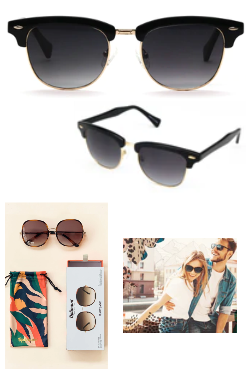 Dark Slate Gray Fullerton Optimum Optical® Sunglasses