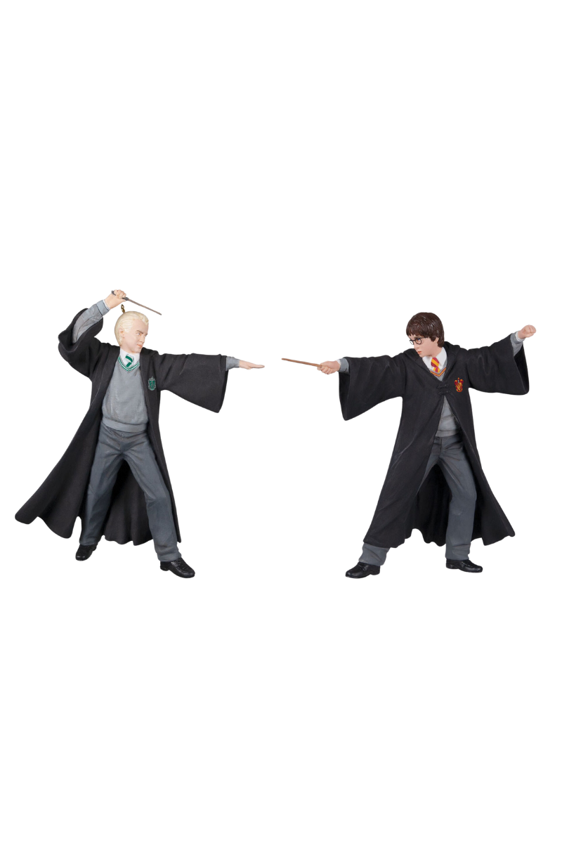 Dark Slate Gray Harry Potter and the Chamber of Secrets™ The Dueling Club Ornaments, Set of 2