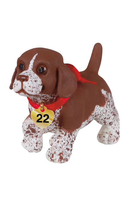 Puppy Love German Shorthaired Pointer 2022 Ornament