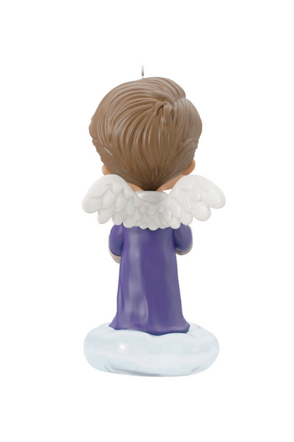 Light Gray Mary’s Angels Aster Ornament