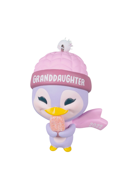 Thistle Granddaughter Penguin 2022 Ornament