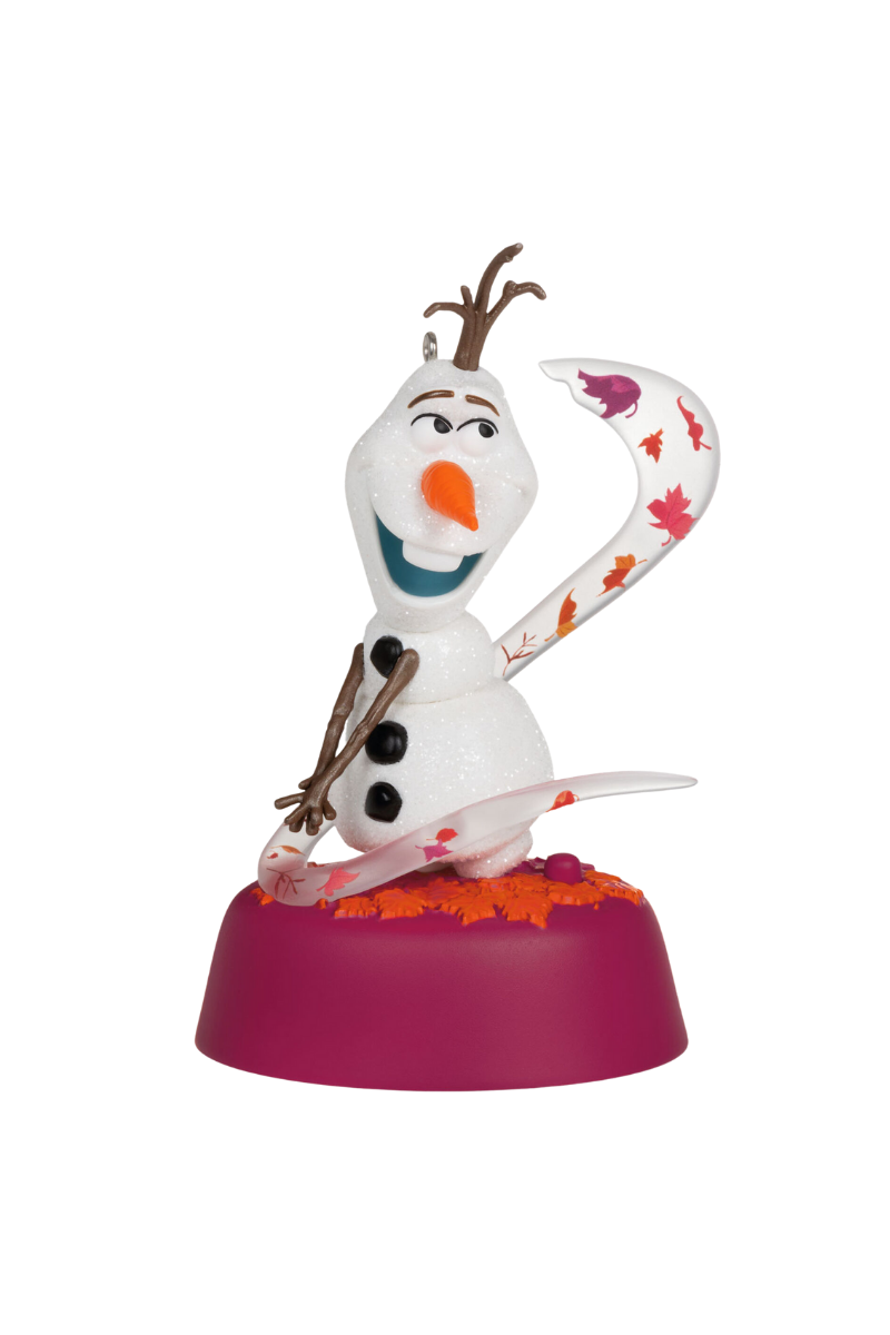 Maroon Disney Frozen 2 Olaf and Gale Musical Ornament