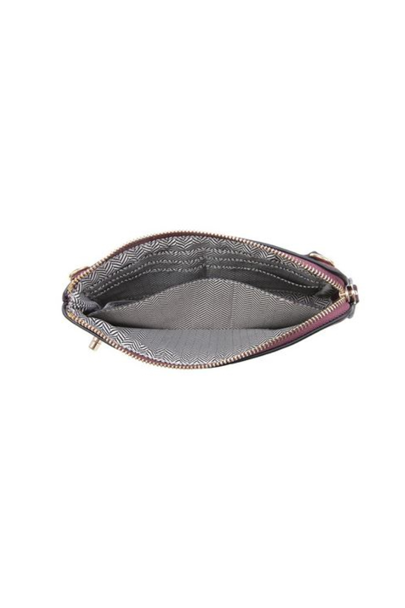 Dim Gray Jen & Co Kendall Crossbody/Wristlet with Twist Lock Closure