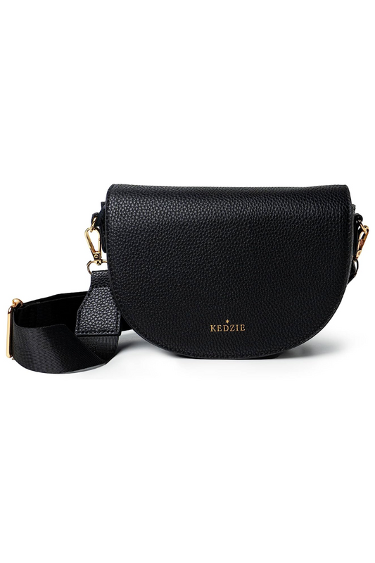 Black KEDZIE Luna Crossbody Bag