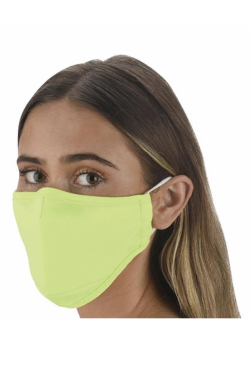 SOLID LIME SNOOZIES FACE MASK