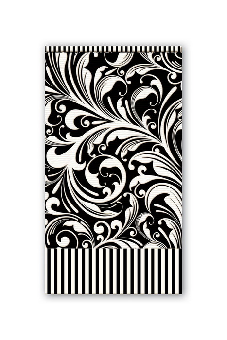 Black Forentine Hostess Napkin