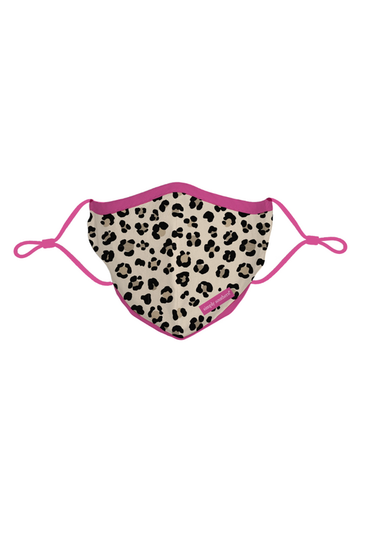 Gray SIMPLY SOUTHERN KID LEOPARD MASK