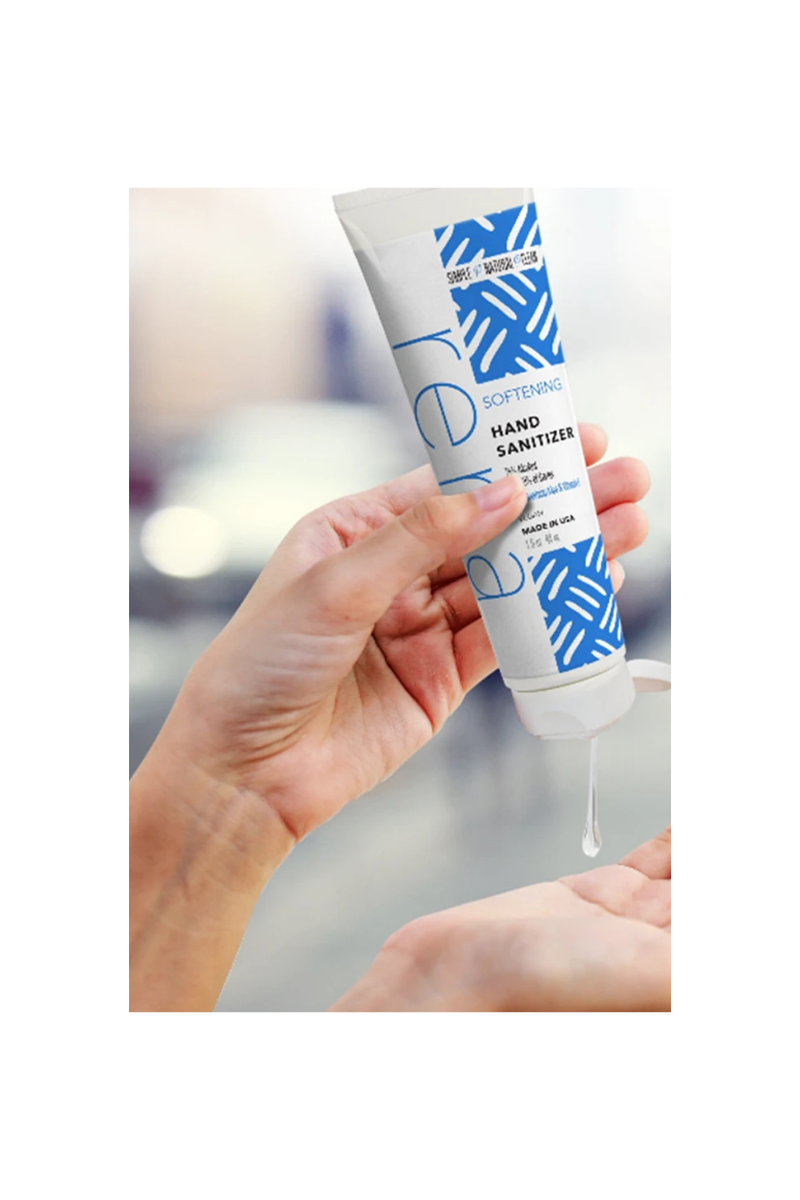 Gray Hand Sanitizer Gel Tube