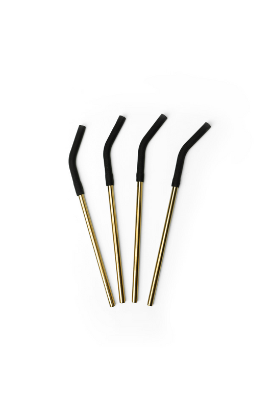 Black Krumbs Kitchen Elements Stainless Steel Straws