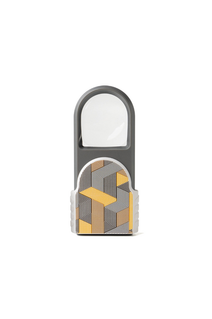 Rosy Brown Optimal Optical® OptiSlide™ LED Pocket Magnifier