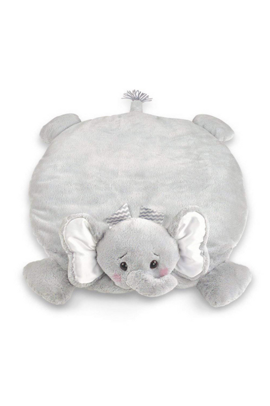 Light Gray Elephant Baby Belly Blanket