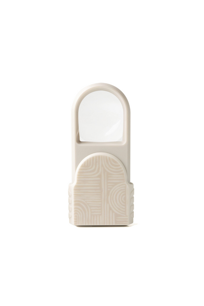 Light Gray Optimal Optical® OptiSlide™ LED Pocket Magnifier