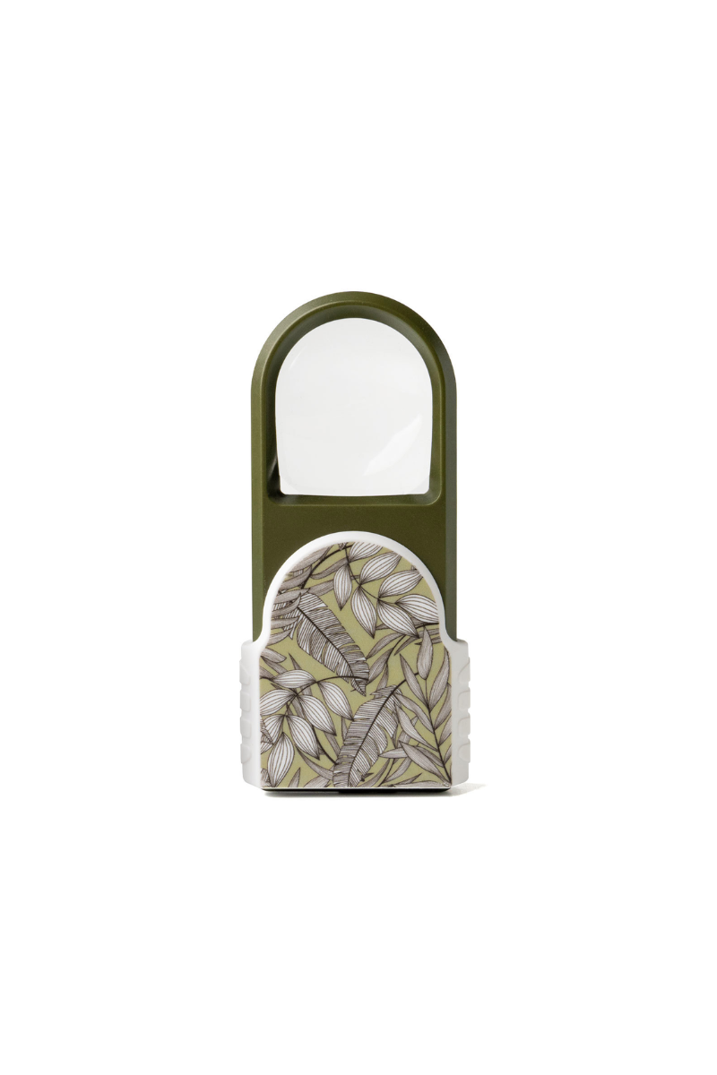 Gray Optimal Optical® OptiSlide™ LED Pocket Magnifier