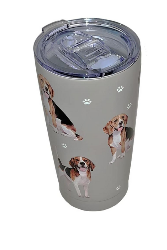 Light Slate Gray Beagle SERENGETI 16 Oz. Stainless Insulated Tumbler