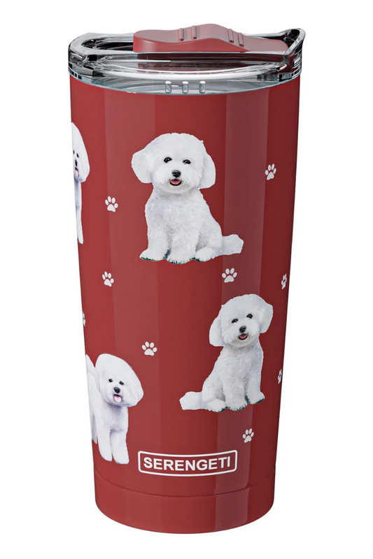 Sienna Bichon Frise SERENGETI 16oz. Stainless Insulated Tumbler