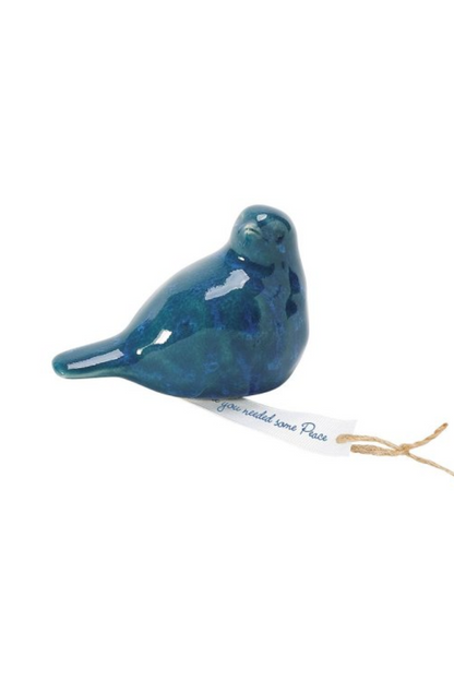 Light Gray Some Peace Messenger Bird by Izzy and Oliver