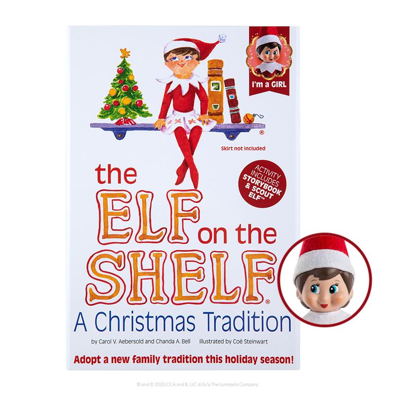 The Elf on the Shelf Girl Light, Book/Elf set