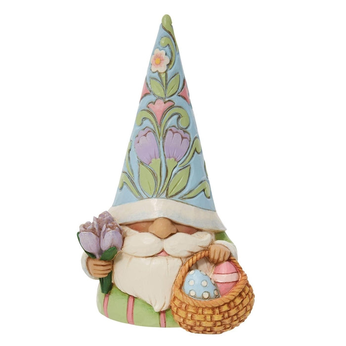 Gray Jim Shore Heartwood Creek - Gnomebunny Loves Easter More