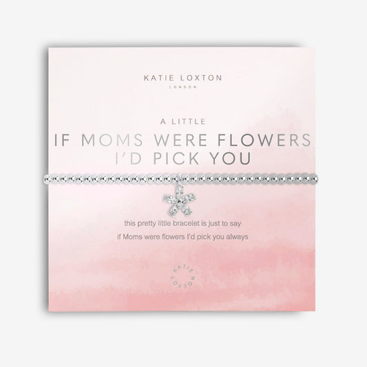 Misty Rose Katie Loxton-A Little 'If Mom's Were Flowers, I'd Pick You' Bracelet